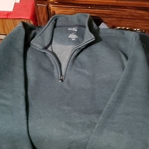 men's quarter zipped sweatshirt